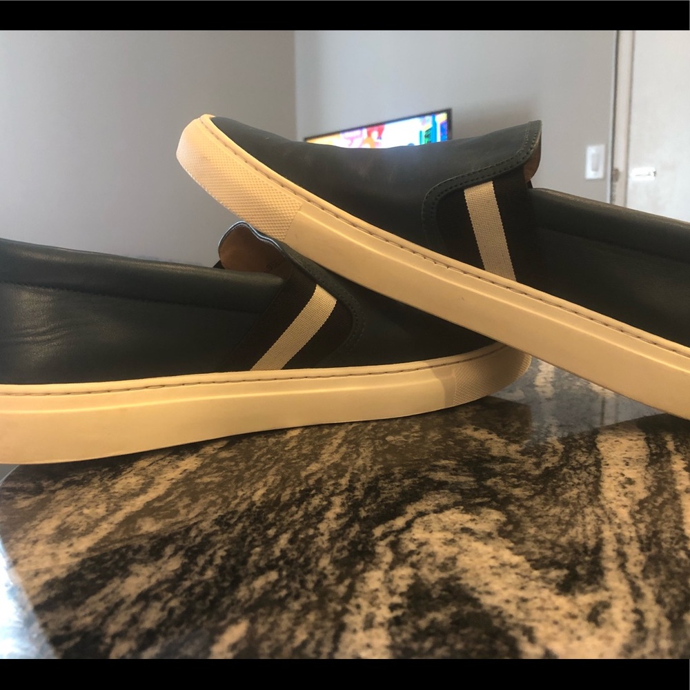 Bally Herald Slip ons in teal